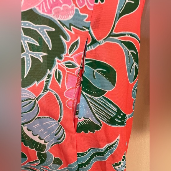 CK Bradley PEPPIN CAFTAN in CORDELIA CORAL MULTI - Picture 8 of 9